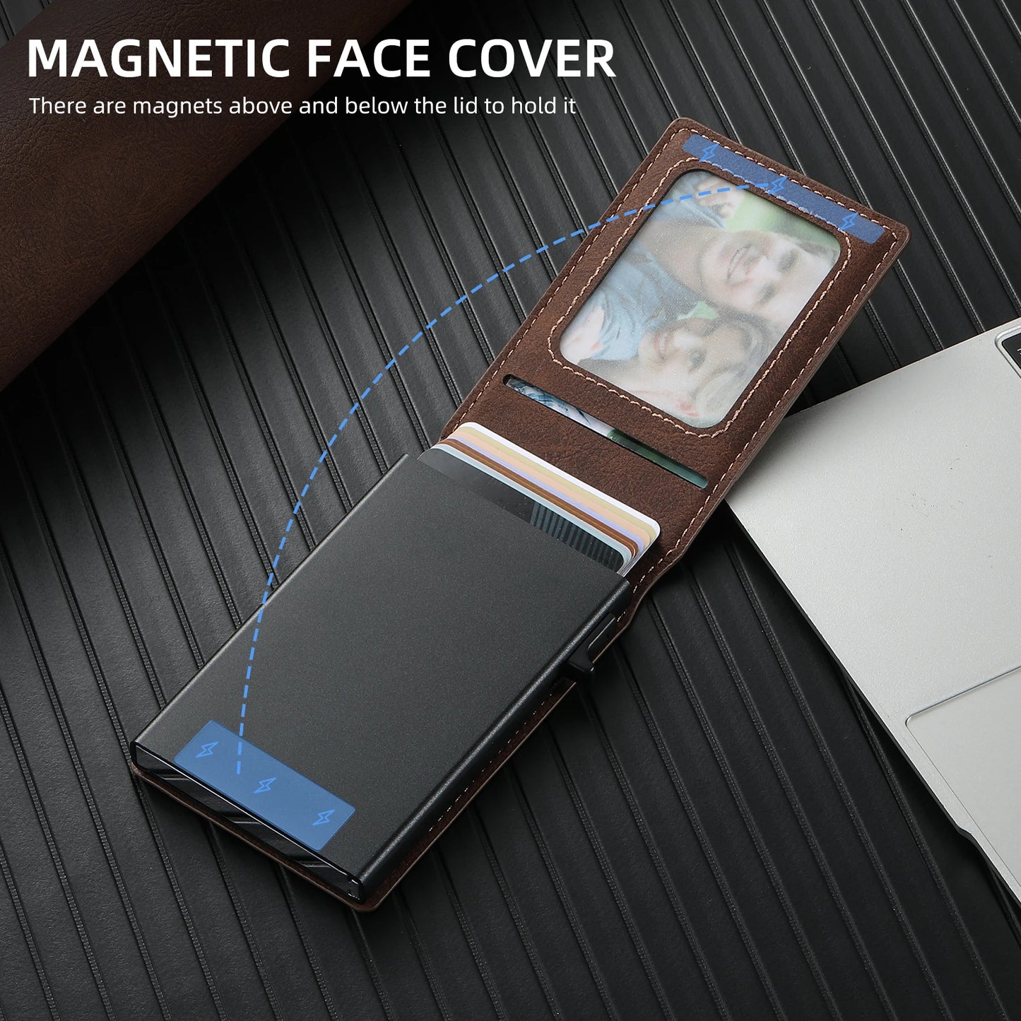 Luxury PU Leather Wallet Phone Case with Card Slot for Samsung