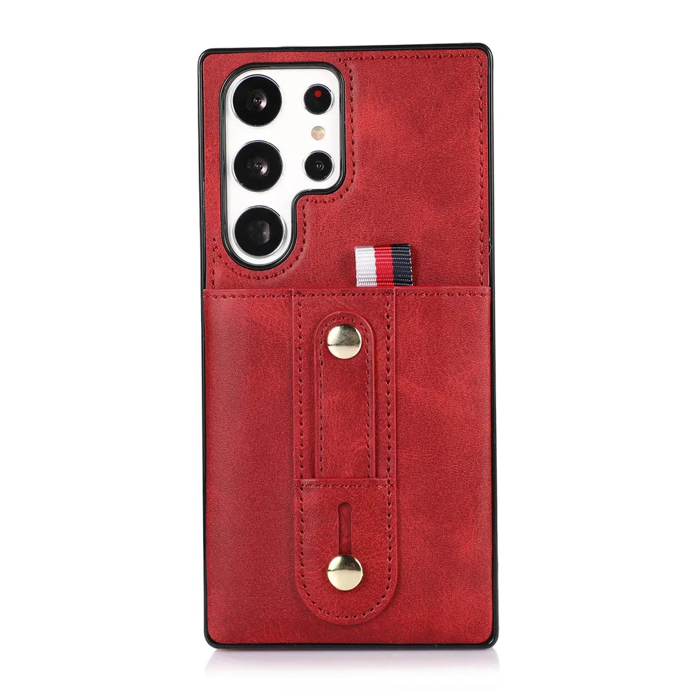 Luxury Leather Wallet Phone Case for Samsung Galaxy