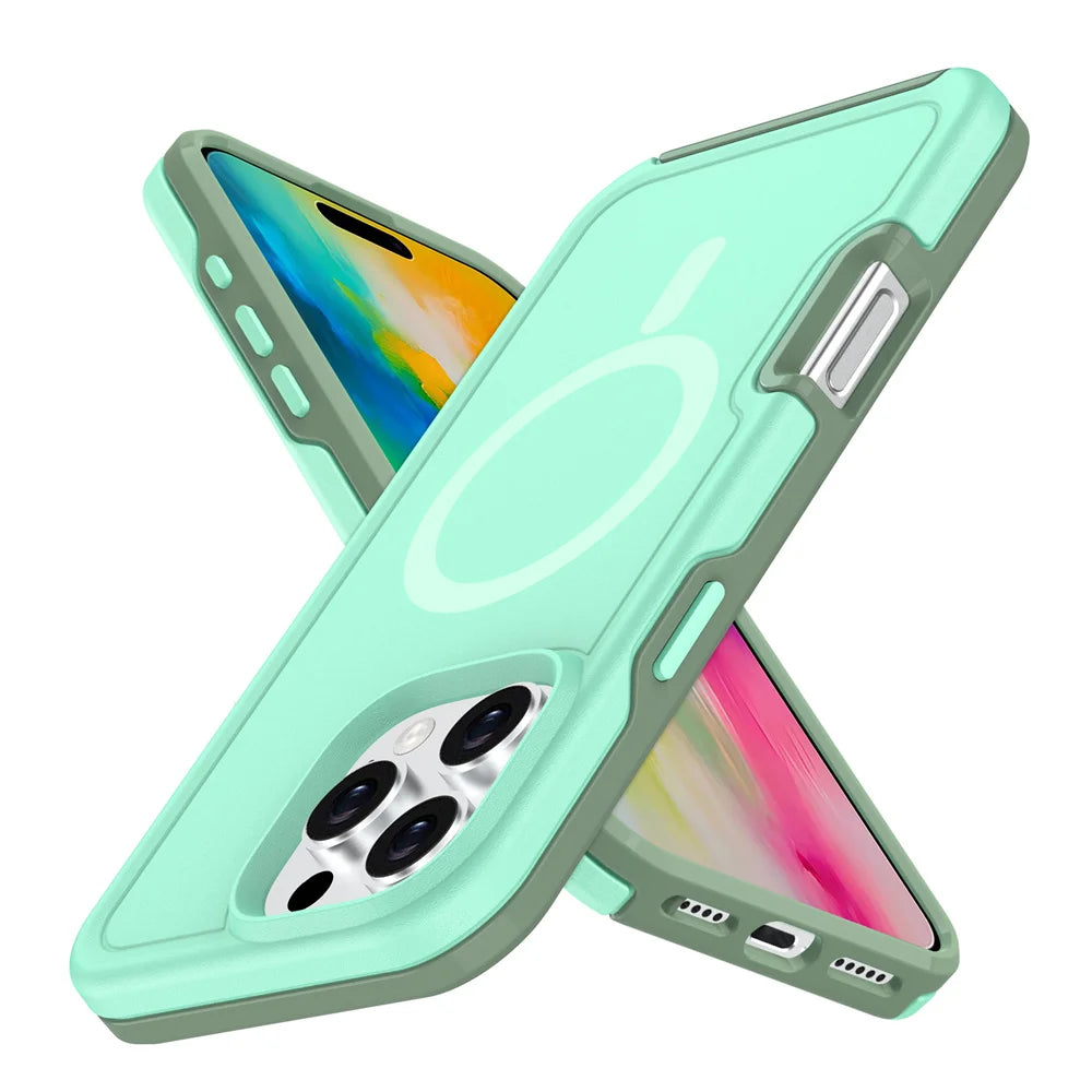Magnetic Armor Case for iPhone