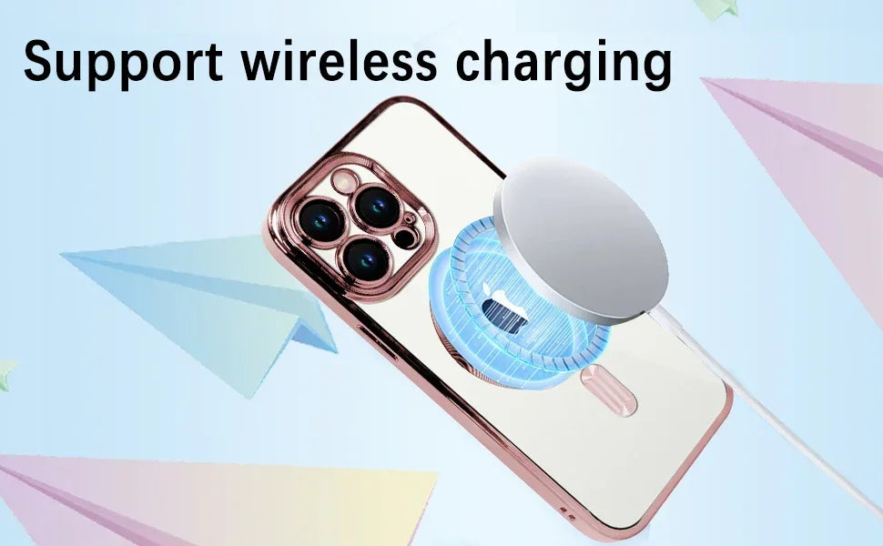 Clear Magnetic iPhone Case with Lens Protection