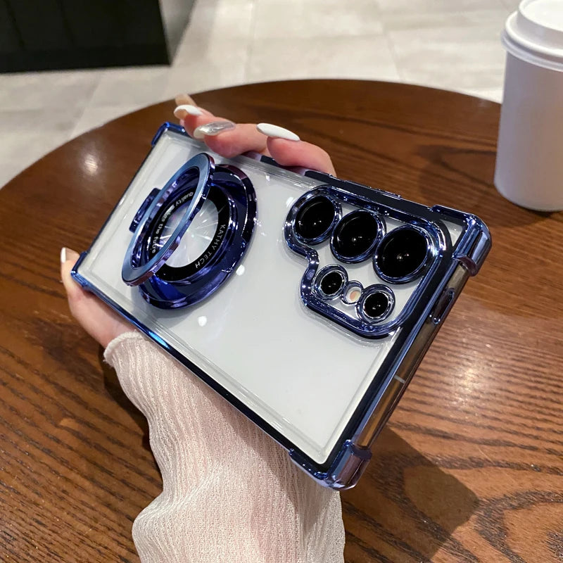 Anti-Drop Transparent Magnetic Case for Samsung Galaxy - CaseifyTrend