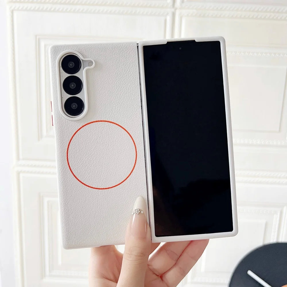 Magnetic Leather Phone Case for Samsung Galaxy Z Fold Series