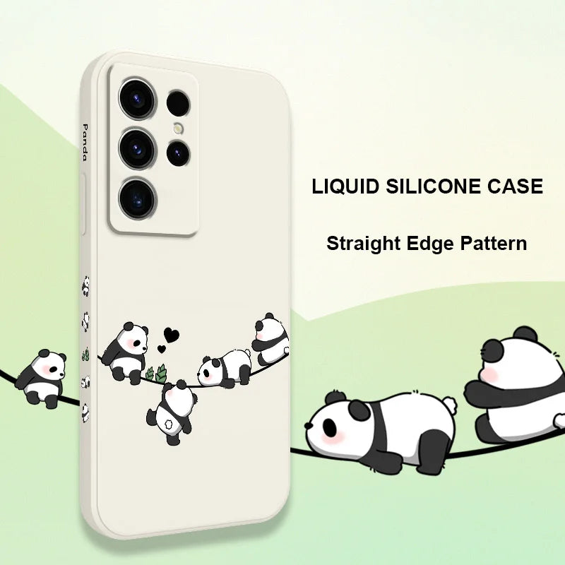 Cute Baby Panda Phone Case for Samsung Galaxy