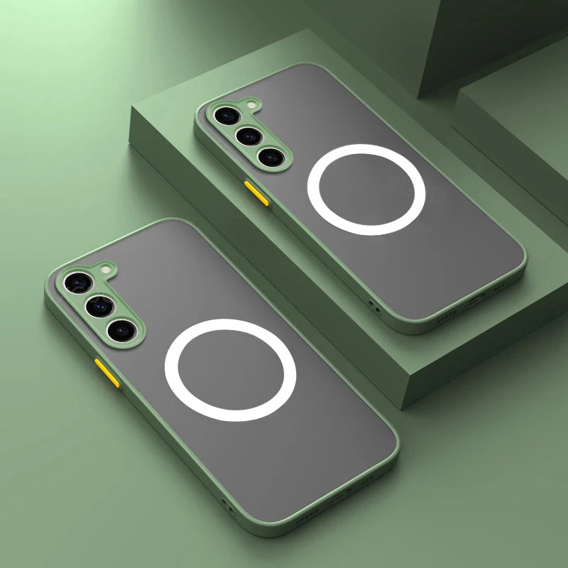 Matte Magnetic Wireless Case for Samsung Galaxy - CaseifyTrend