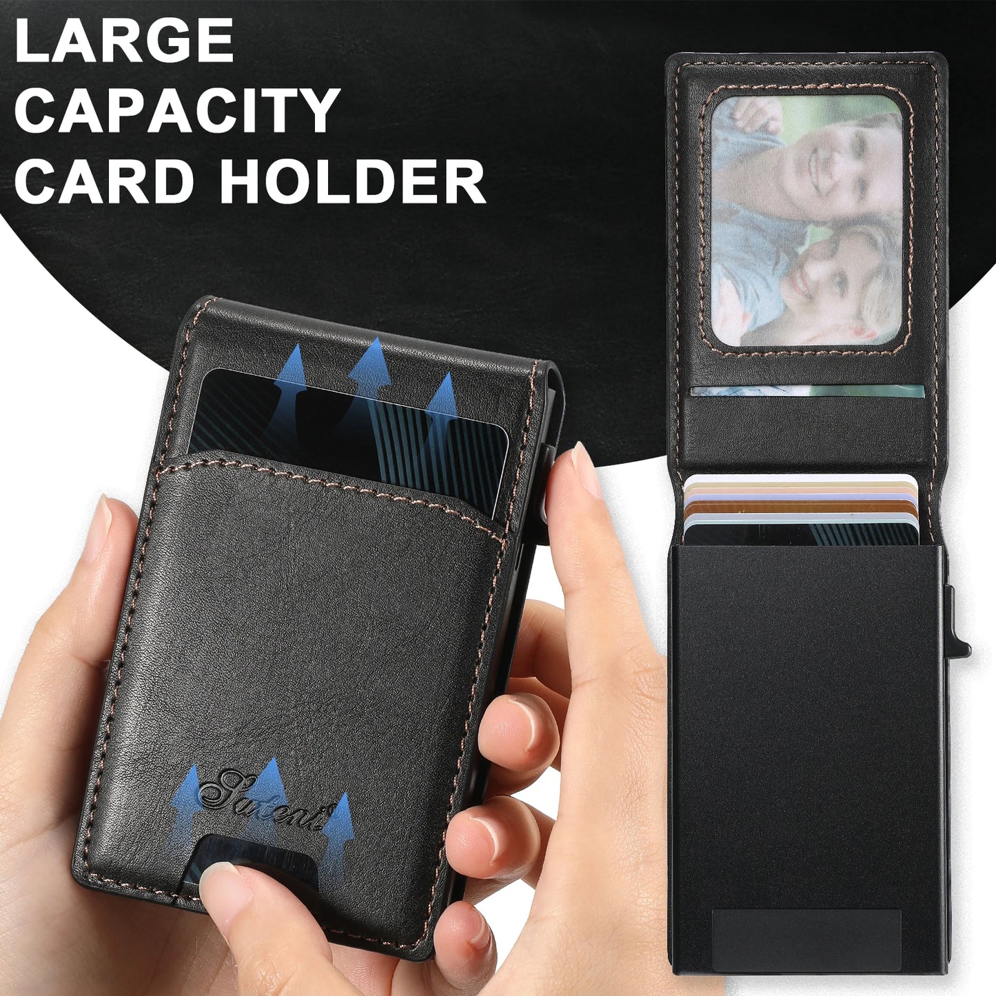 Luxury PU Leather Wallet Phone Case with Card Slot for Samsung