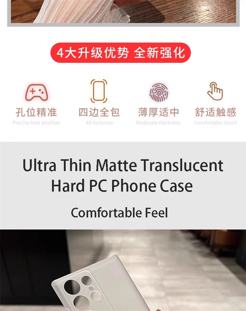 Ultra Thin Matte Magsafe Case for Samsung Galaxy