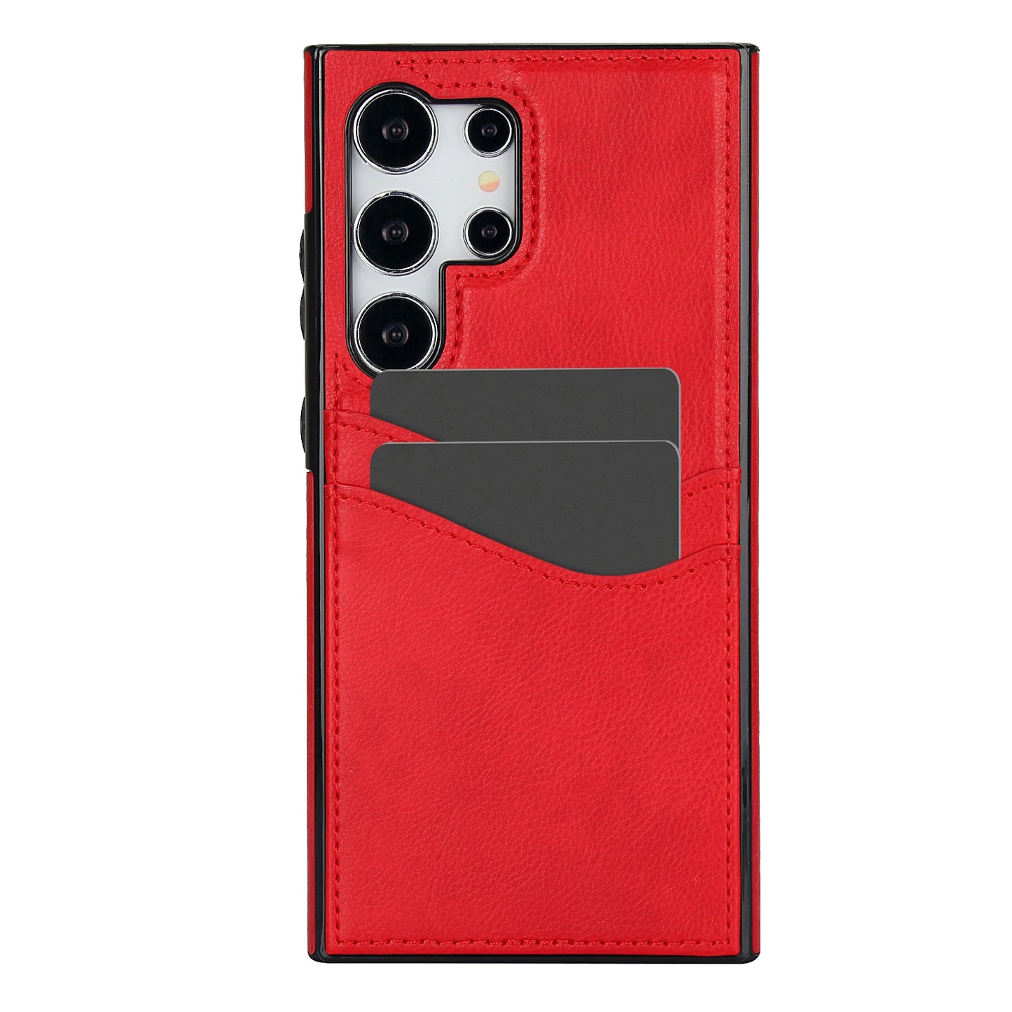 Leather Wallet Phone Case with Card Holder for Samsung