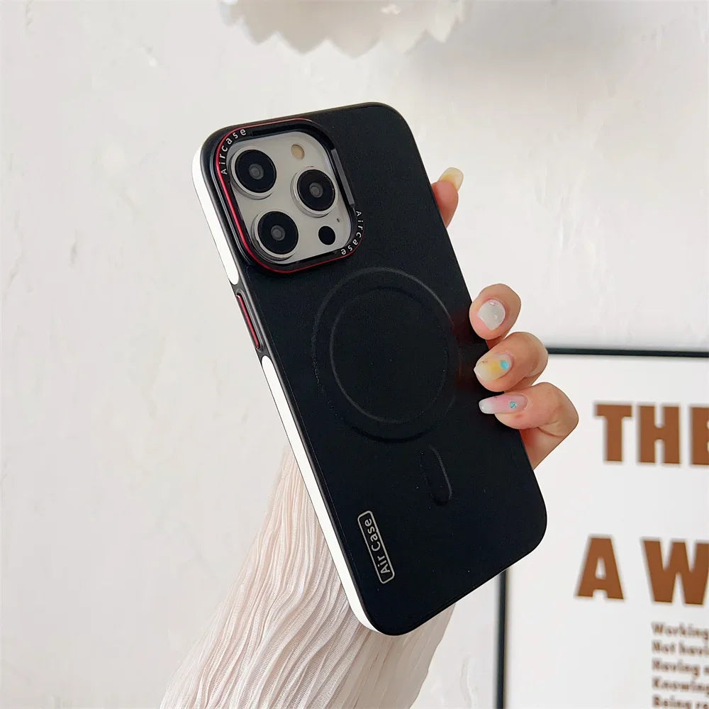 Luxury Leather MagSafe Case for iPhone - CaseifyTrend