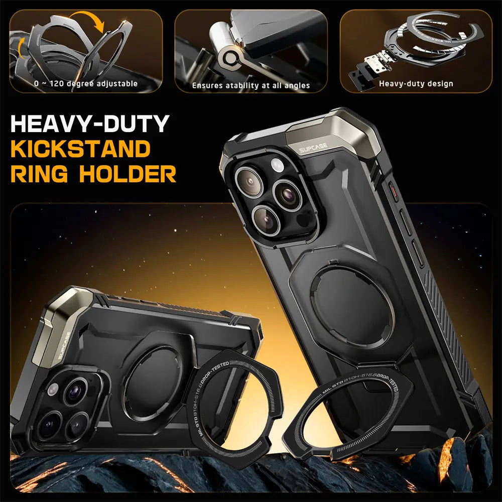 Rugged MagSafe iPhone Case with Camera Capture Button