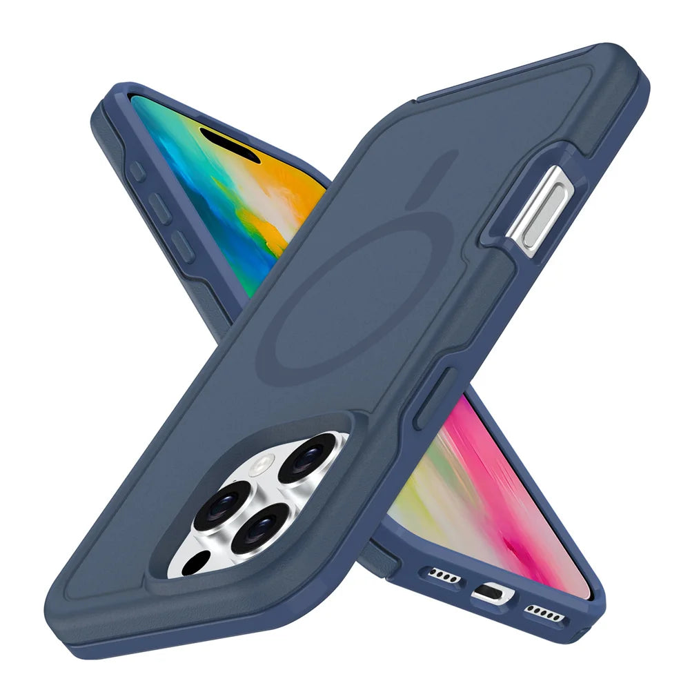 Magnetic Armor Case for iPhone