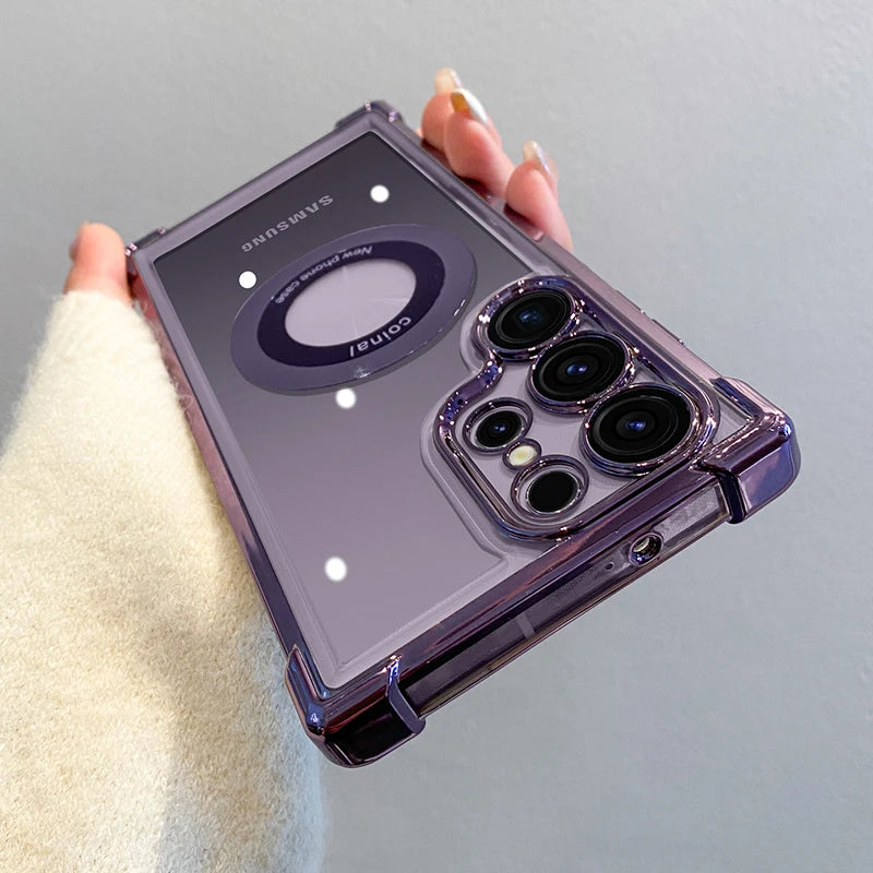 Luxury Plating Magnetic Case for Samsung Galaxy - CaseifyTrend