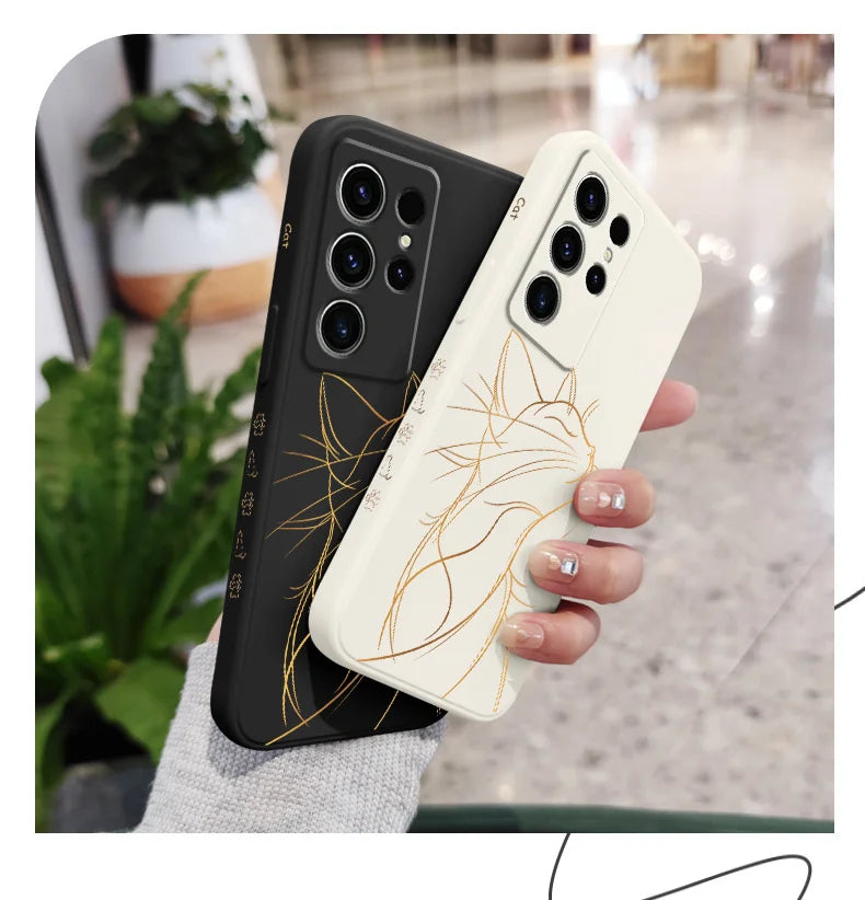 Proud Cat Design Phone Case for Samsung Galaxy Series