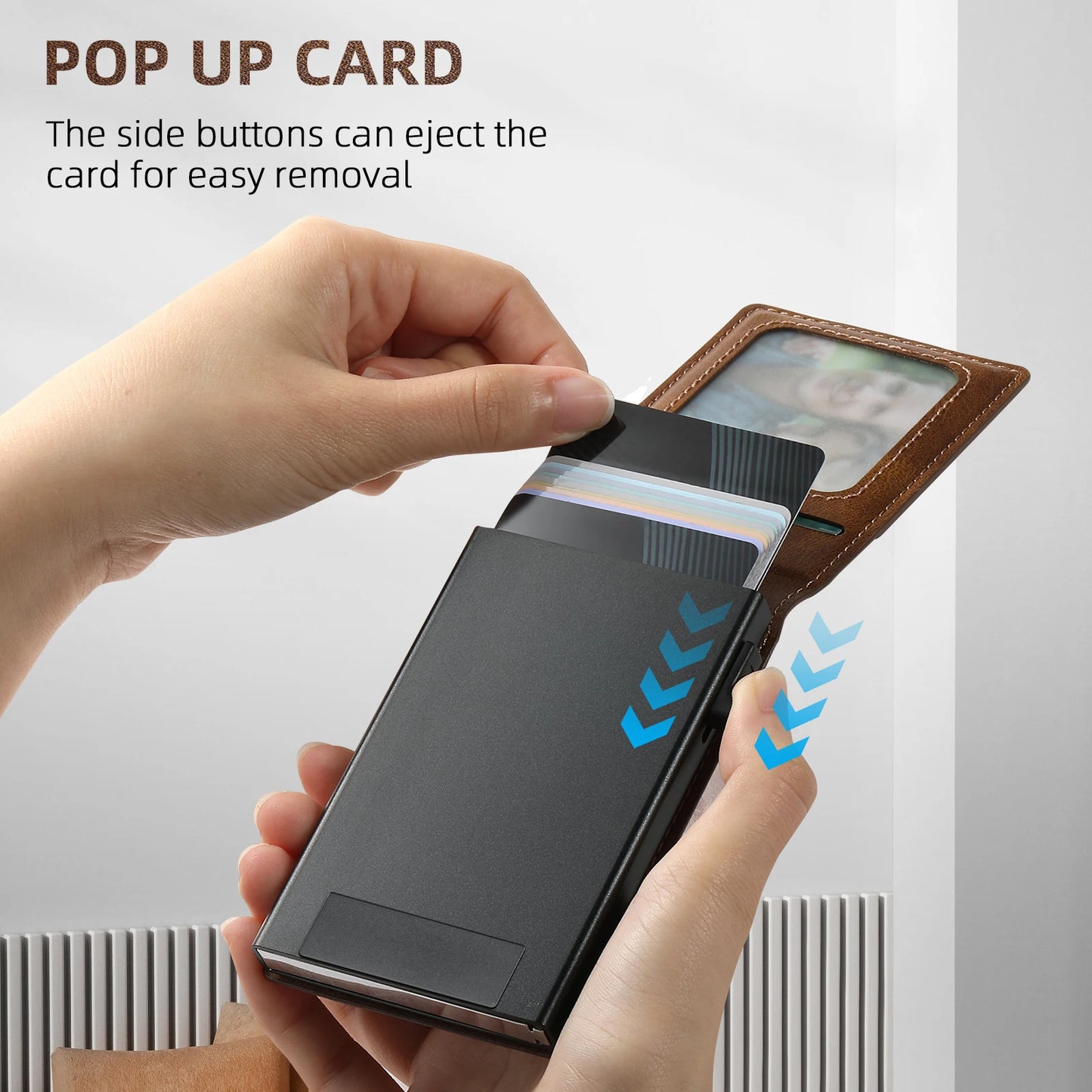 Luxury PU Leather Wallet Phone Case with Card Slot for Samsung