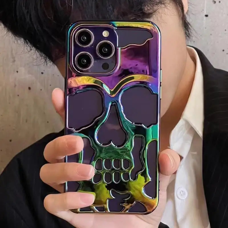 Luxury Skeleton Skull Case for iPhone - CaseifyTrend