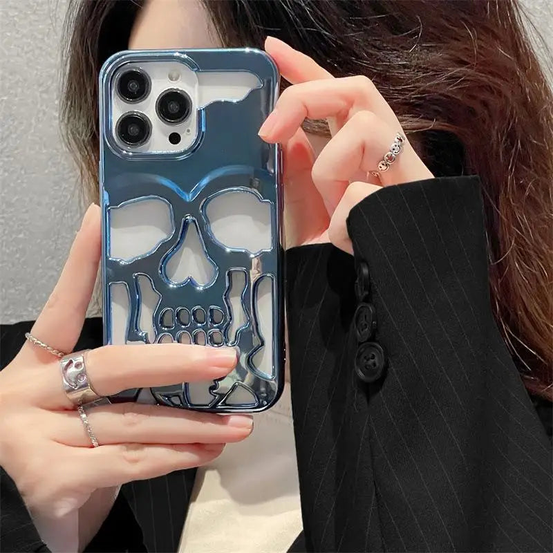 Luxury Skeleton Skull Case for iPhone - CaseifyTrend