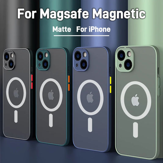 Luxury Matte MagSafe Case for iPhone