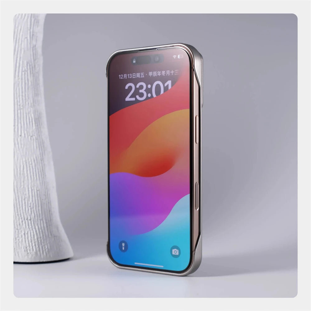 Luxury Frameless Carbon Fiber Case for iPhone