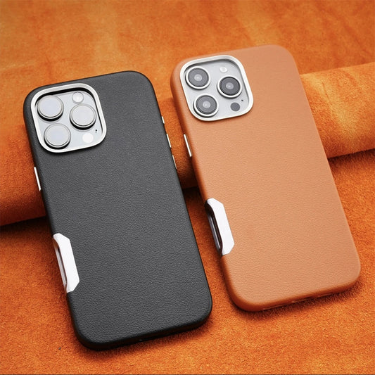 Luxury Leather MagSafe Case for iPhone