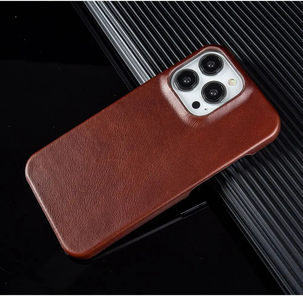 Luxury Leather Case for iPhone