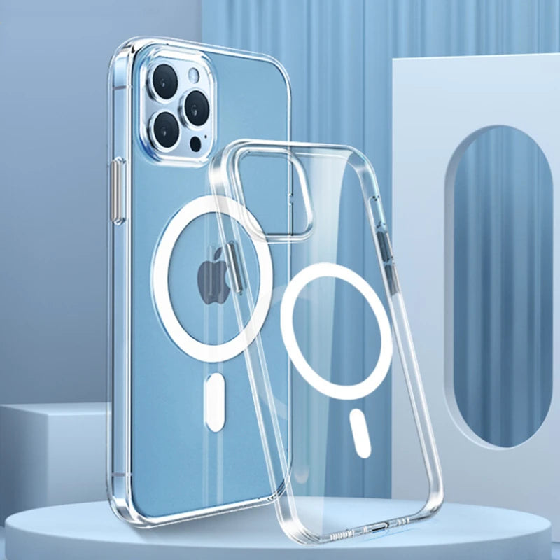 Magnetic Clear Case for iPhone - CaseifyTrend