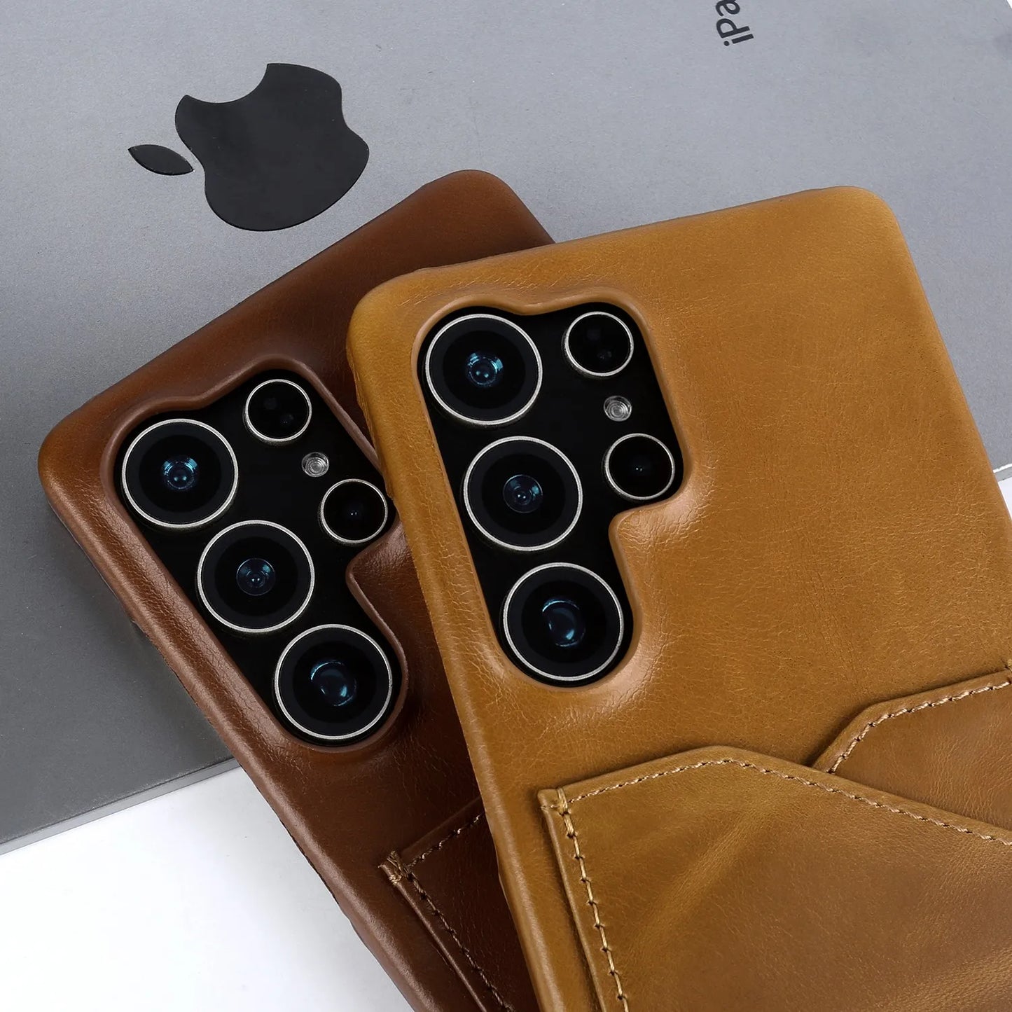 Premium Leather Card Slot Case for Samsung Galaxy