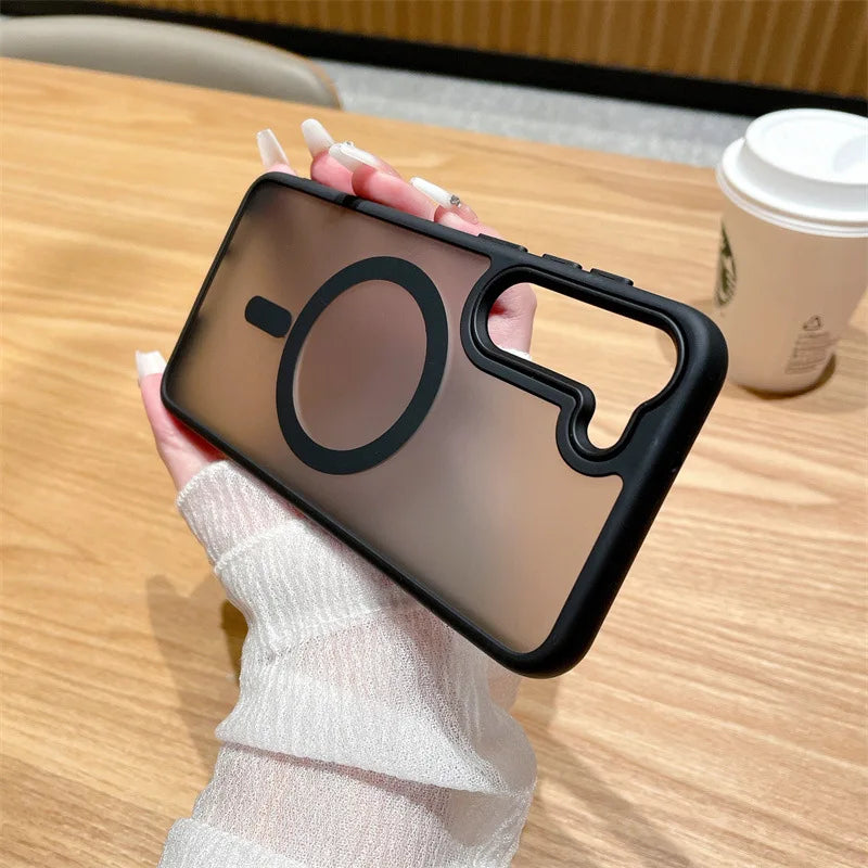 Luxury Matte Translucent Business Case for Samsung Galaxy