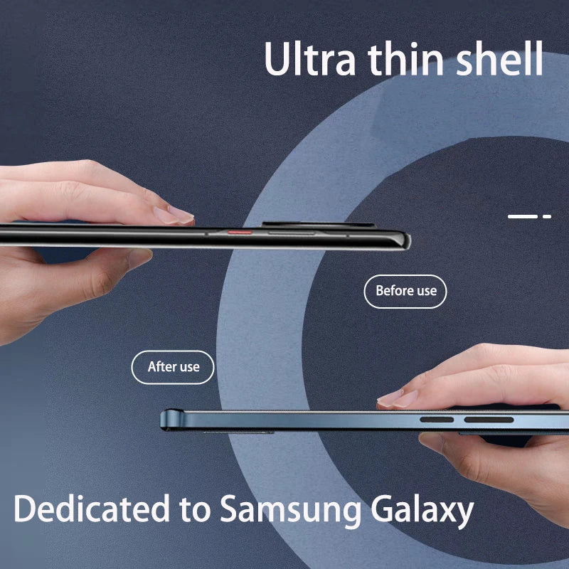 Ultra-Thin Magnetic Metal Case for Samsung Galaxy