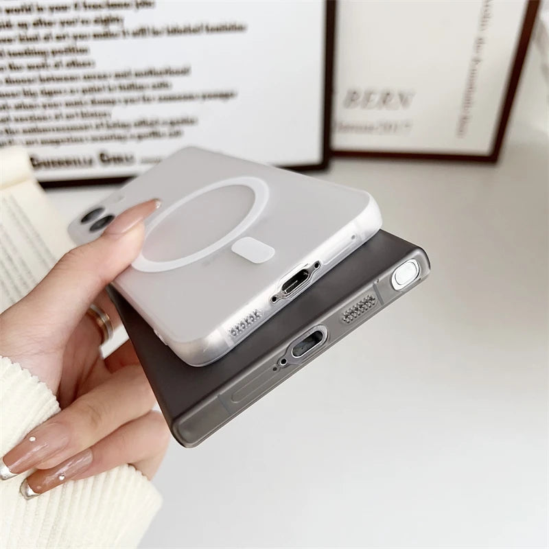 Ultra Thin Matte Magsafe Case for Samsung Galaxy