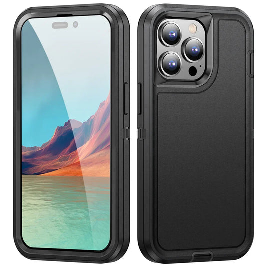 Rugged Shockproof Full Cover Case for iPhone Heavy Duty Protection