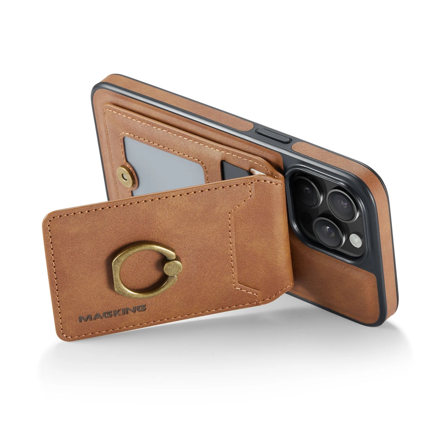 2-in-1 Detachable Leather Wallet Case for iPhone