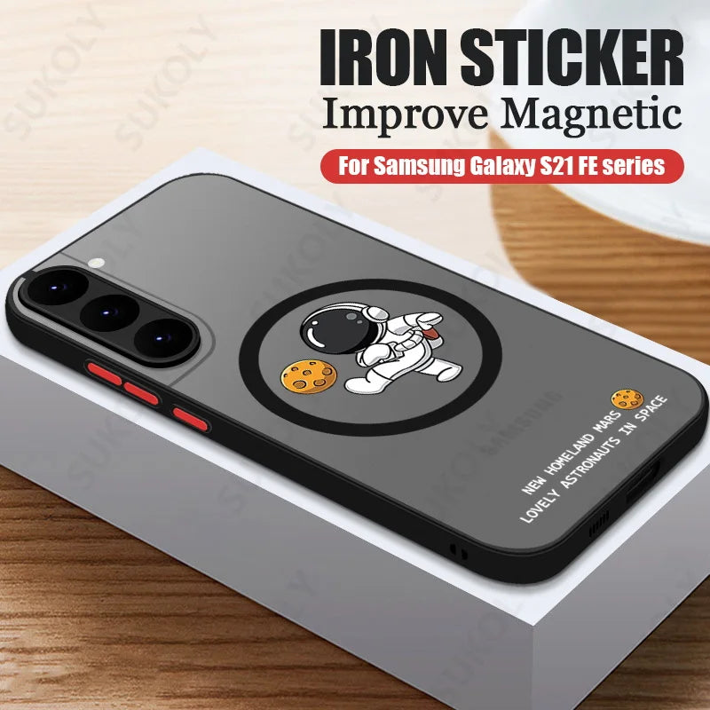 Magnetic Magsafe Astronaut Case for Samsung Galaxy