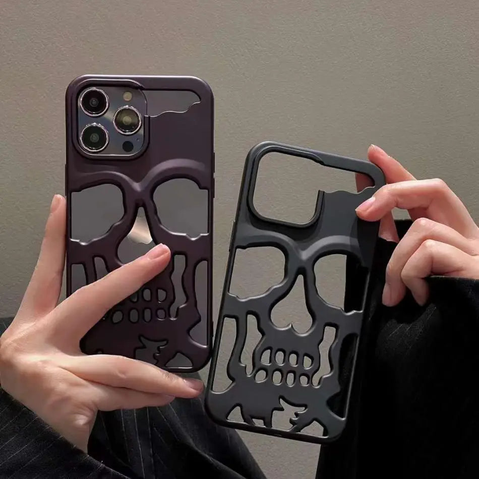 Luxury Skeleton Skull Case for iPhone - CaseifyTrend