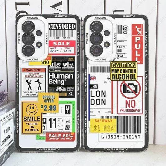 Stickers Collage Case for Samsung Galaxy