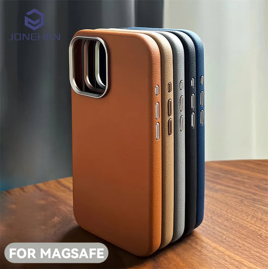 High-End Business Retro Leather Case for iPhone