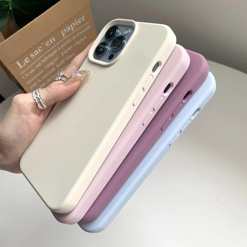 Liquid Silicone Protective Case for iPhone - CaseifyTrend