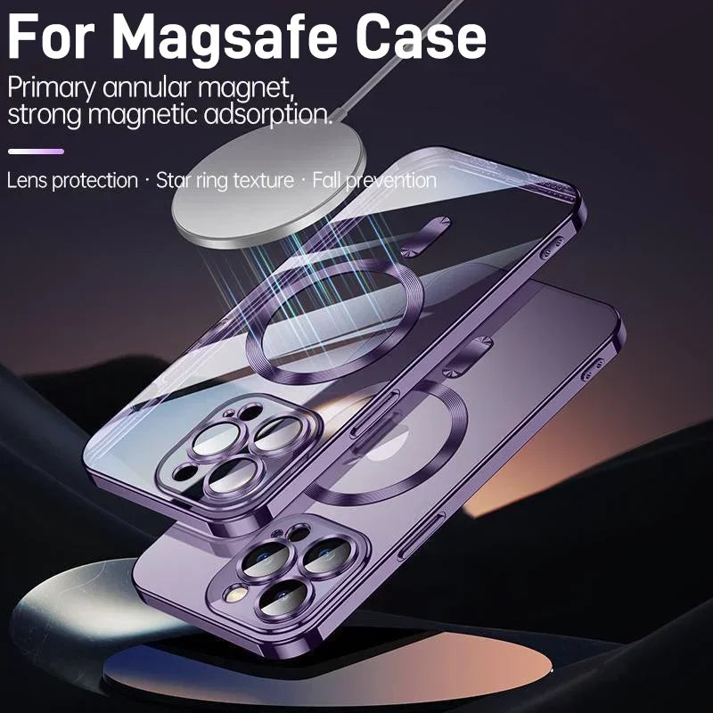 Luxury Plating MagSafe Case for iPhone - CaseifyTrend