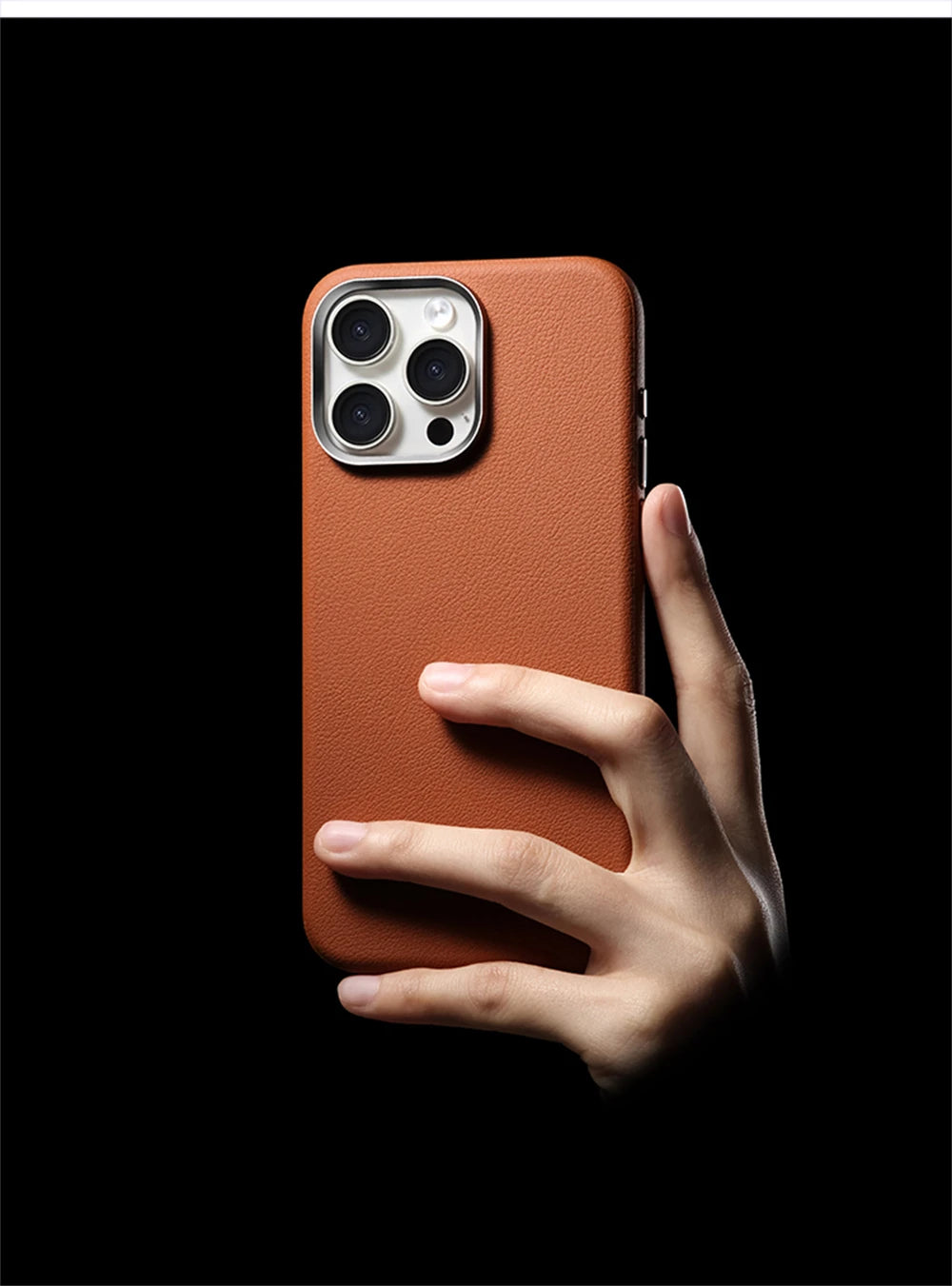 Luxury PU Leather Magnetic Case for iPhone