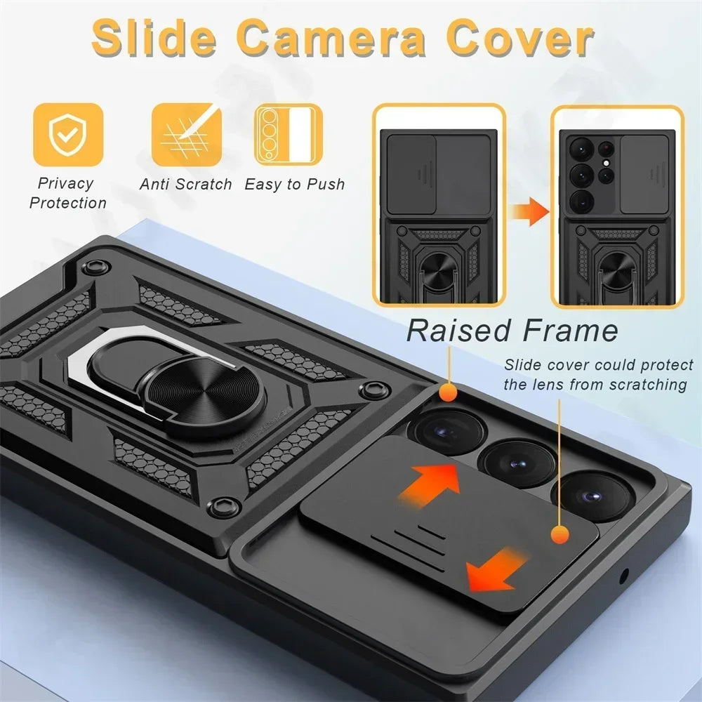 Armor Rotate Ring Stand Case for Samsung Galaxy