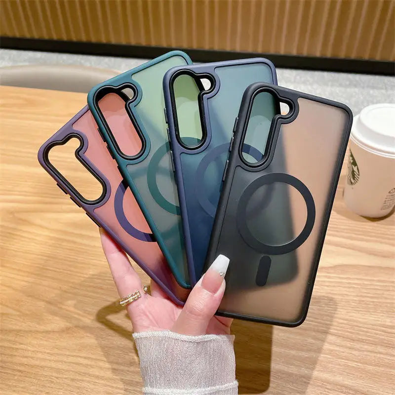 Luxury Matte Translucent Business Case for Samsung Galaxy
