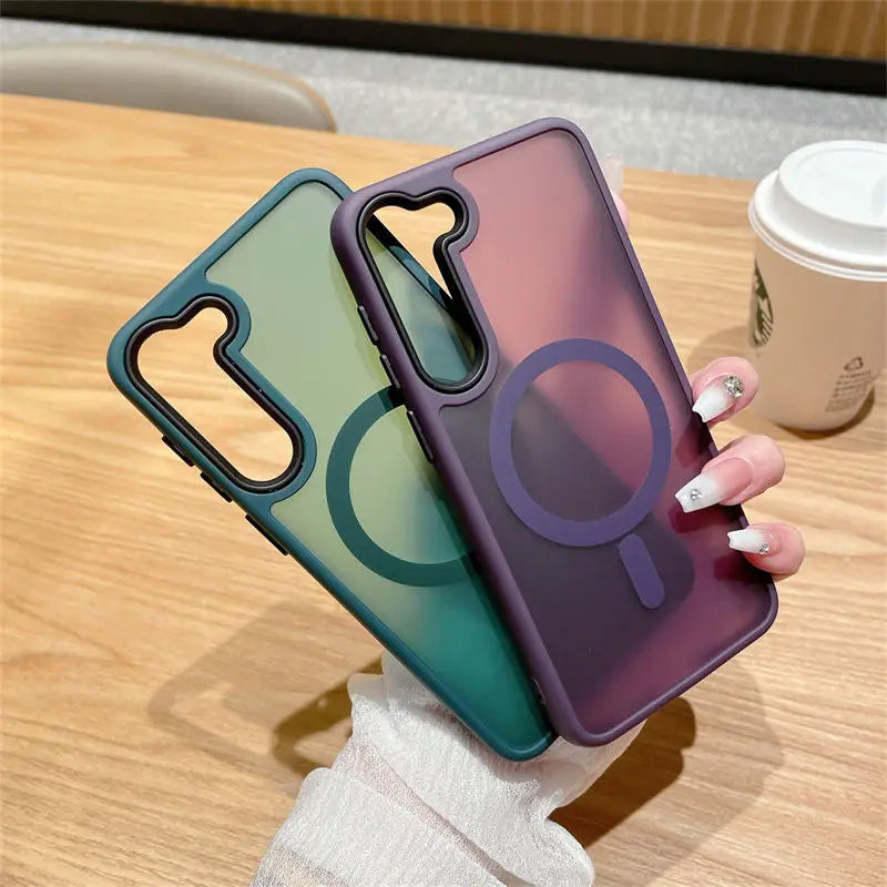 Luxury Matte Translucent Business Case for Samsung Galaxy