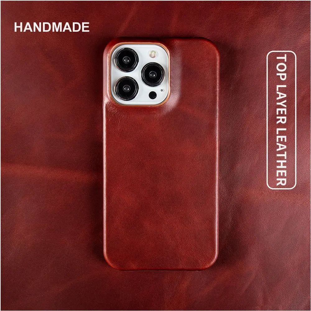 Luxury Leather Case for iPhone