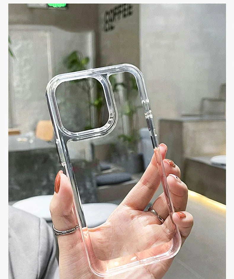 Luxury Transparent Shockproof Armor Case - CaseifyTrend