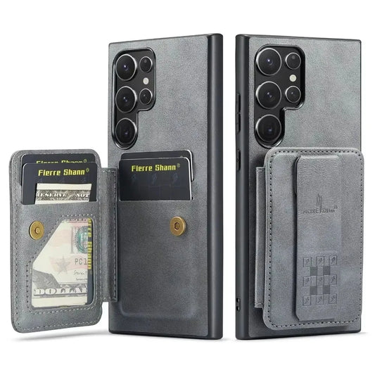 RFID Blocking Wallet Case with Card Holder for Galaxy