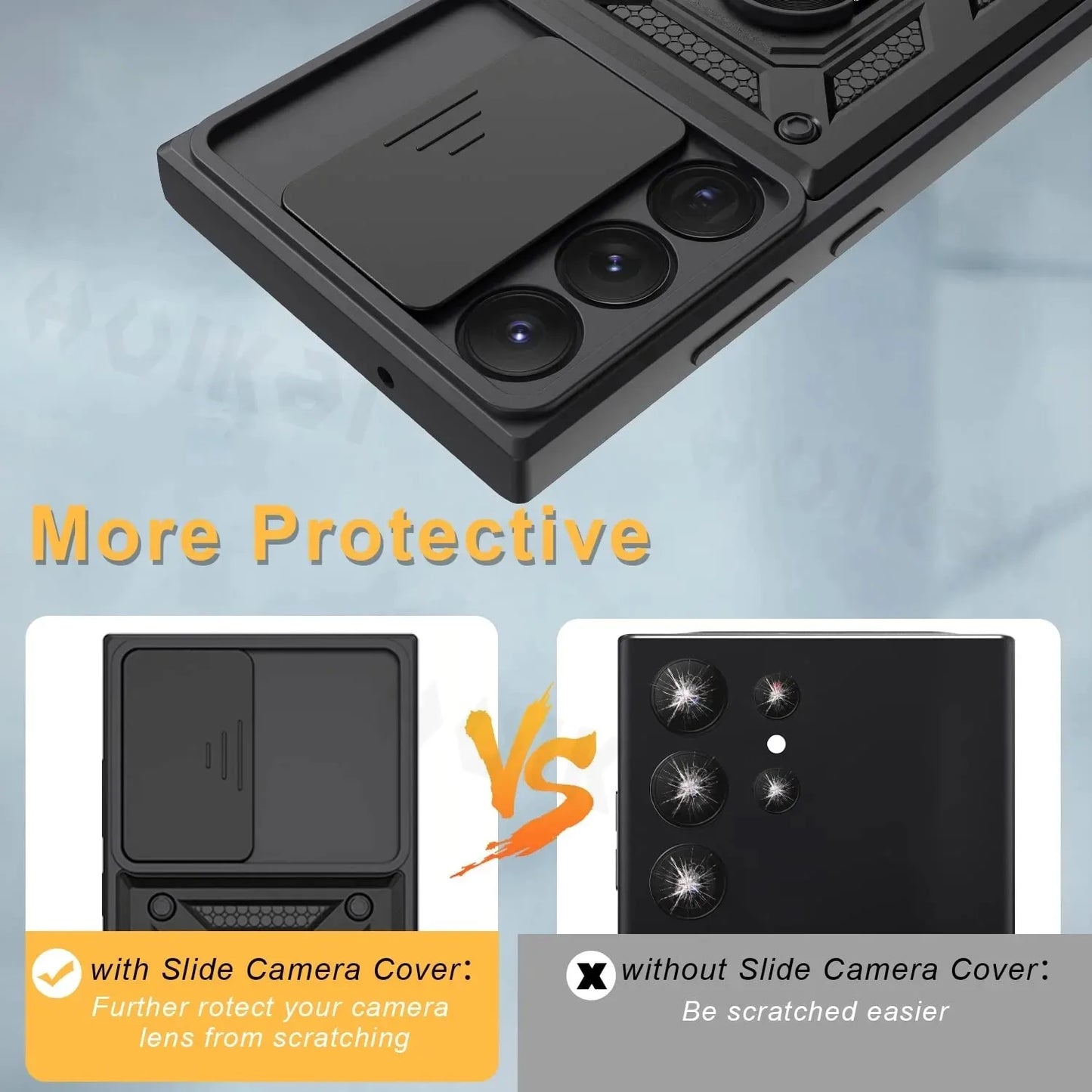 Samsung Galaxy Slide Lens Armor Case - CaseifyTrend