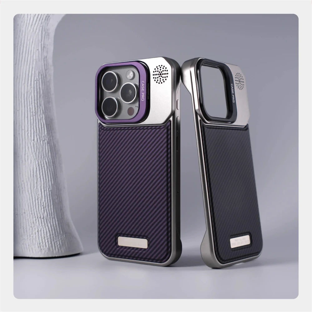 Luxury Frameless Carbon Fiber Case for iPhone