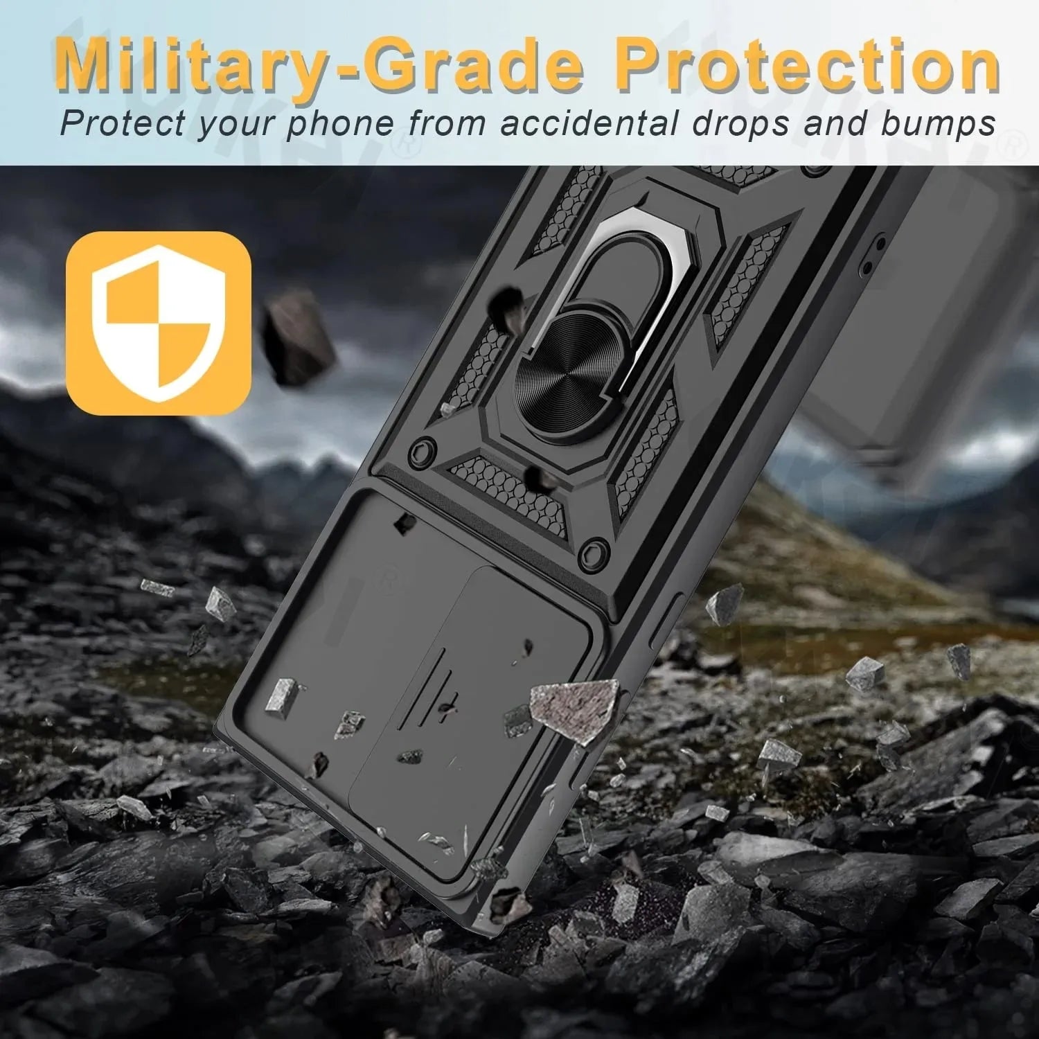 Samsung Galaxy Slide Lens Armor Case - CaseifyTrend