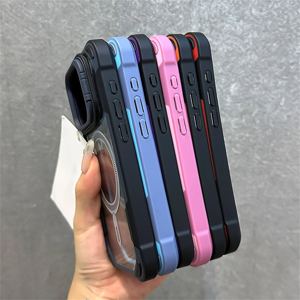 Shockproof Armor Stand Case for iPhone