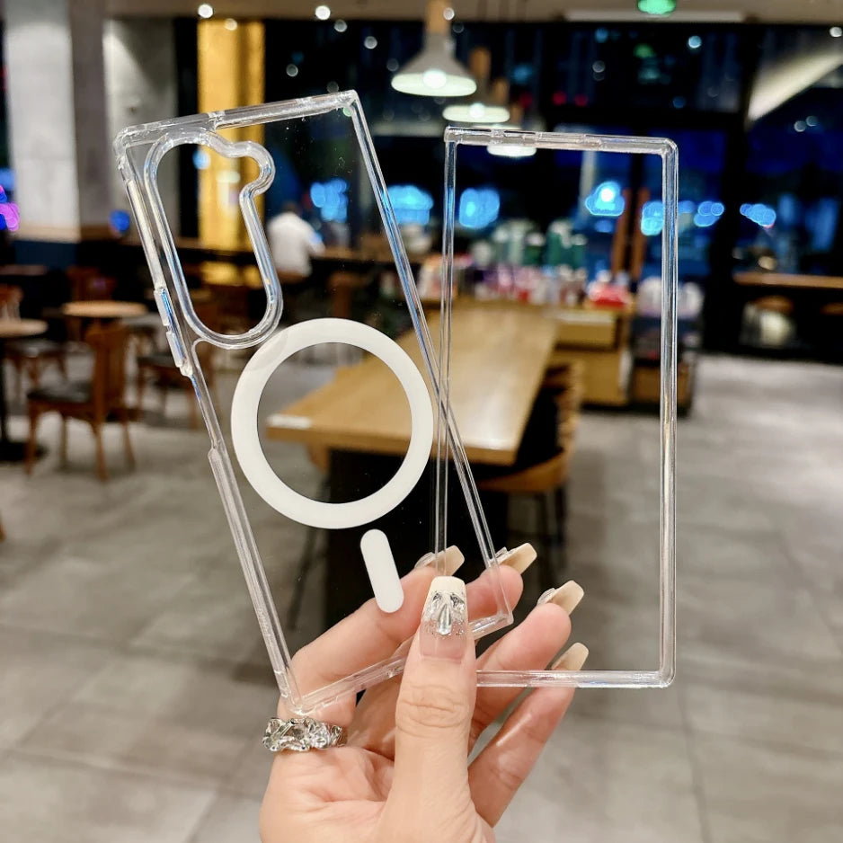 Magsafe Transparent Shockproof Case for Samsung Z Fold