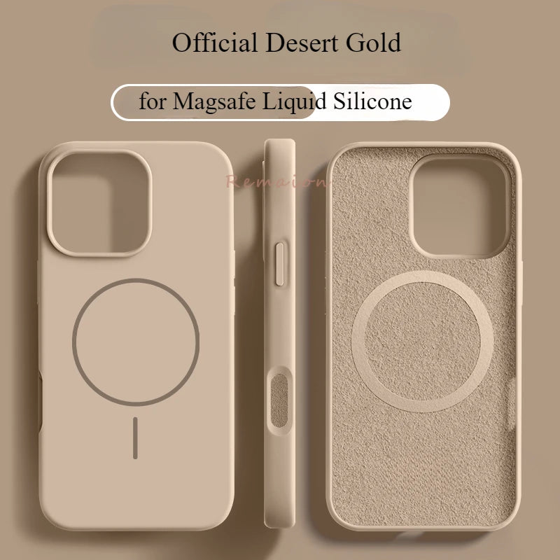 Official Liquid Silicone Magsafe Case for iPhone - CaseifyTrend