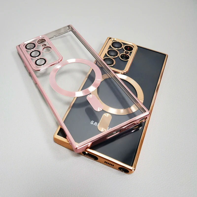 Transparent MagSafe Case for Samsung Galaxy - CaseifyTrend